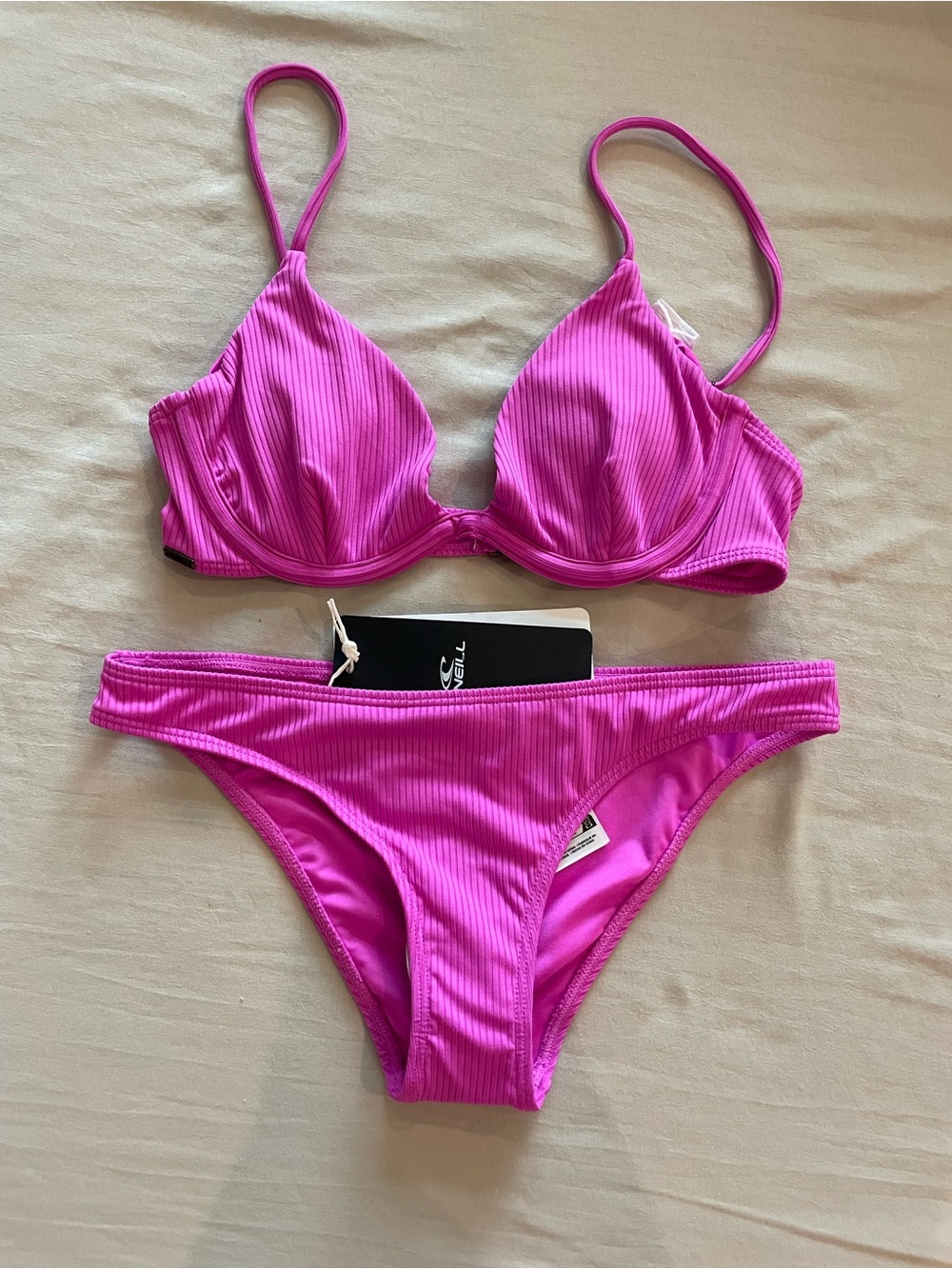 BNWT O’Neill Hot Pink Bikini Top Bottom XS
